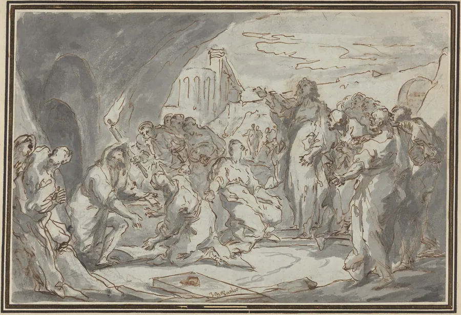 The Raising of Lazarus by Jean-Baptiste Van Loo