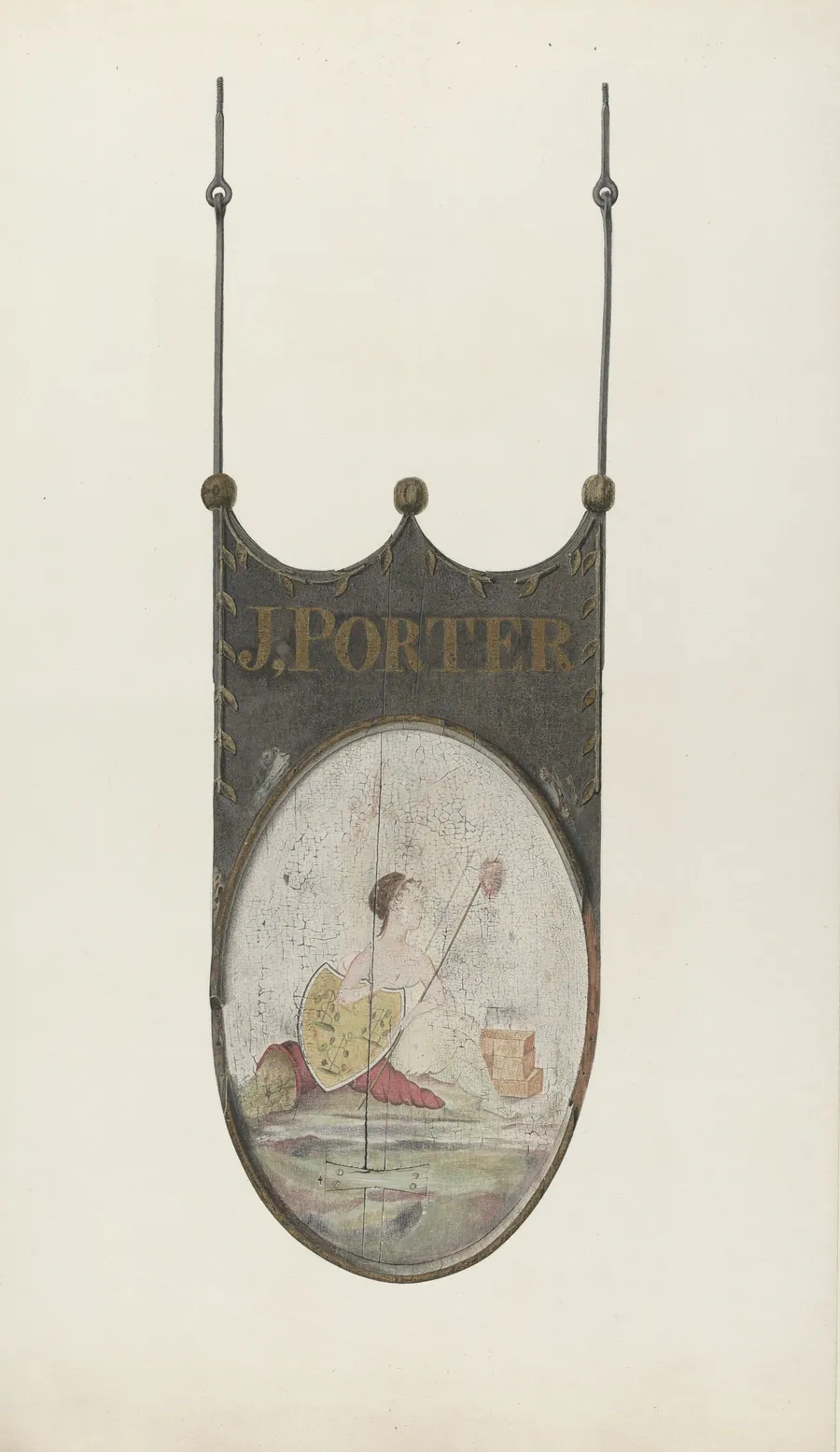 Tavern Sign: "J. Porter" by Alfred Parys