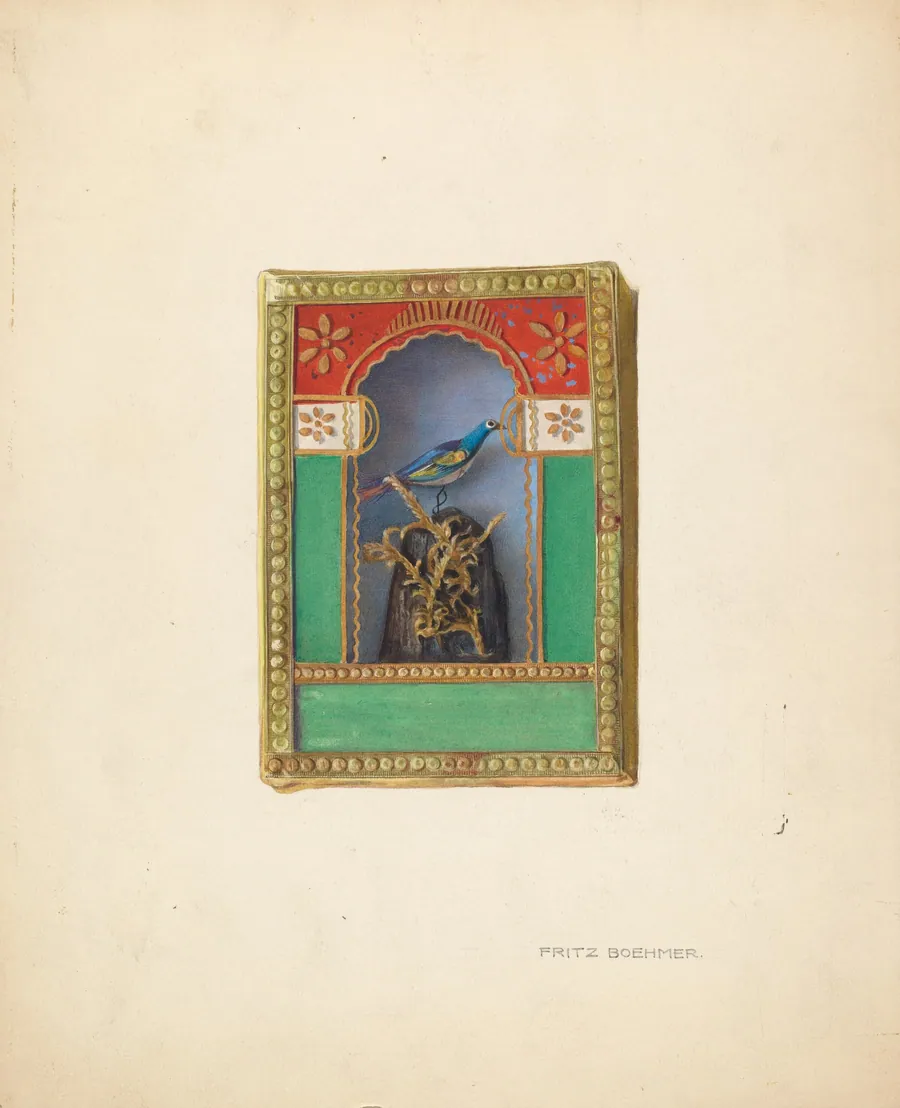 Ornamental Shadow Box by Fritz Boehmer