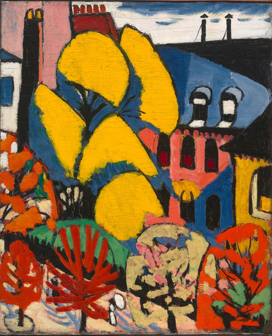 Trees by H. Lyman Saÿen, born Philadelphia, PA 1875-died Philadelphia, PA 1918