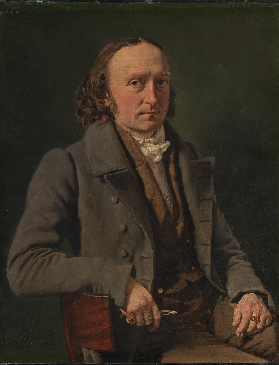 Selvportræt by C.A. Jensen