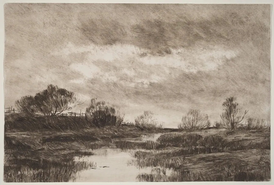 A Pastoral Landscape with a Stream by Daniel Kotz