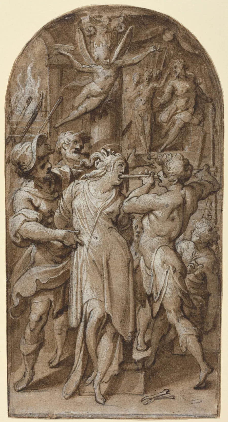 The Martyrdom of Saint Apollonia by Jacopo Zucchi