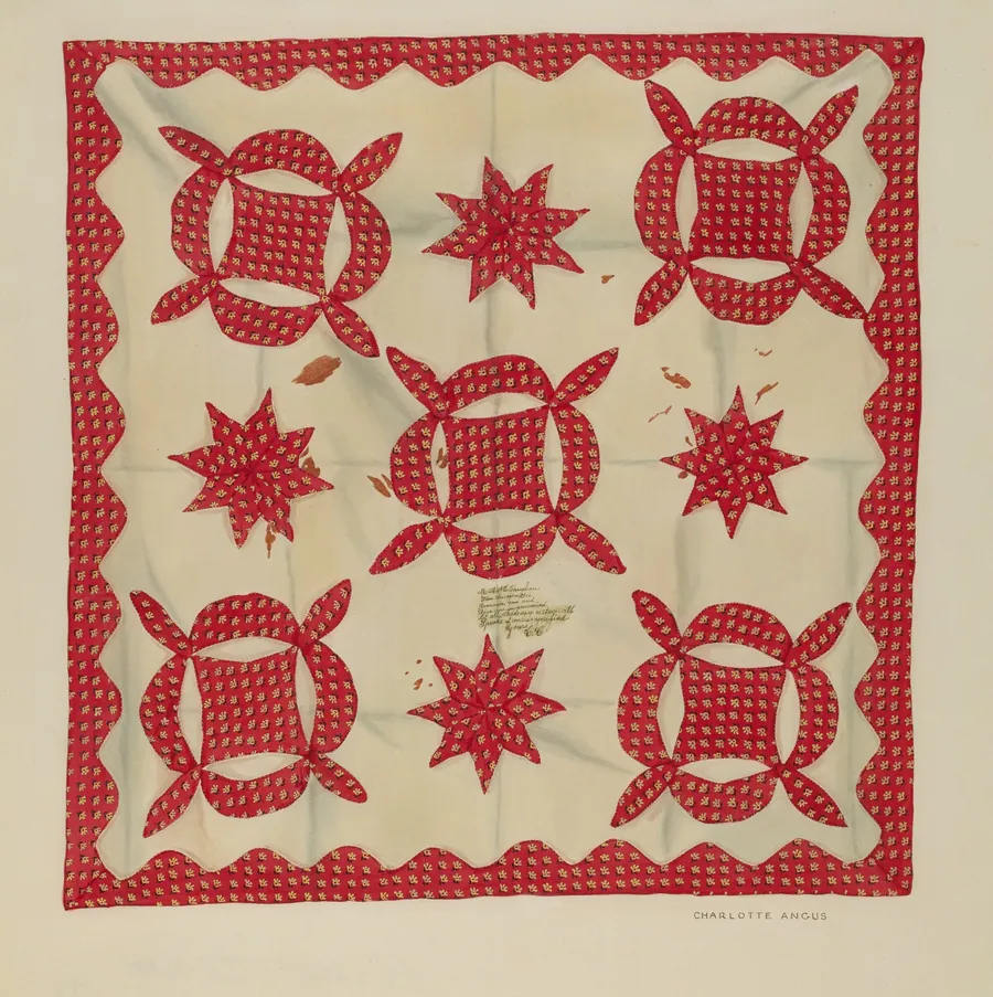 Crib Quilt by Charlotte Angus