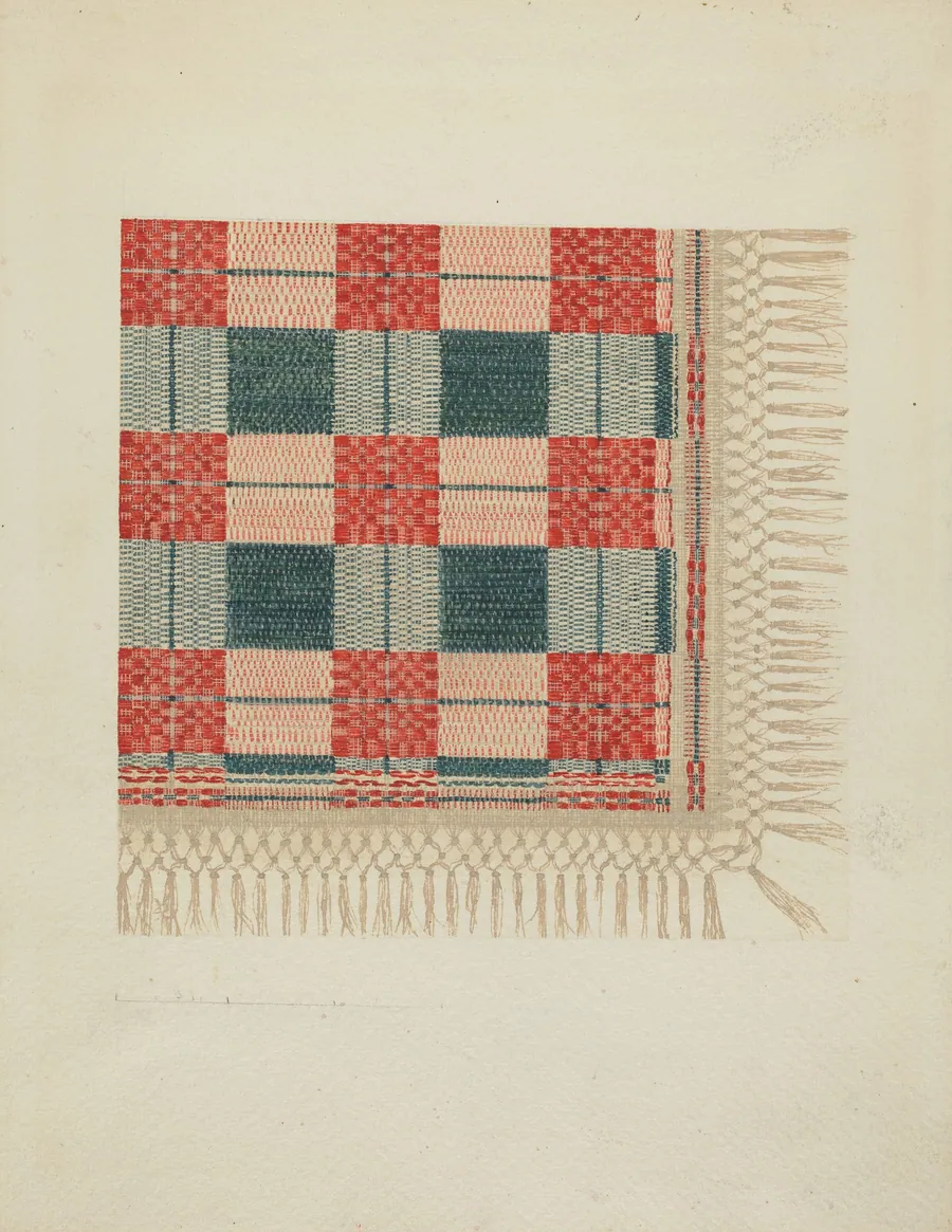 Woven Coverlet by Dorothy Lacey