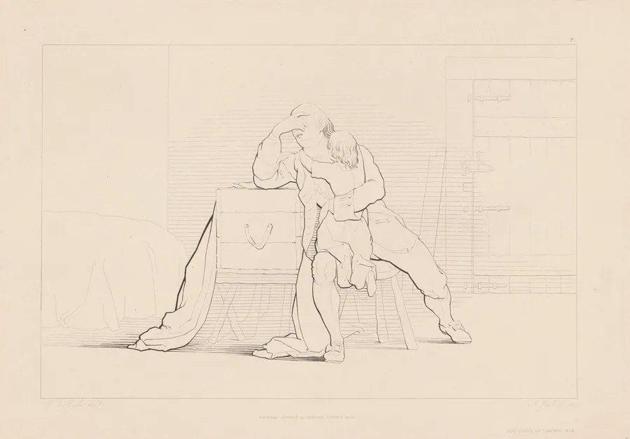 Gertrude Climbed a Widowed Father's Knee by Ferdinand Joubert