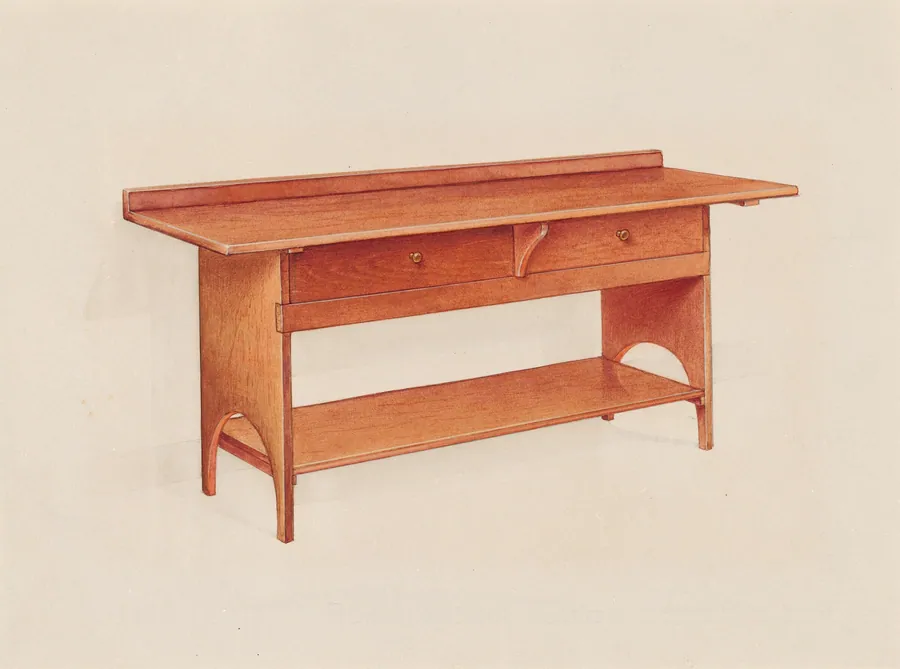 Bake Room Table by Alfred H. Smith