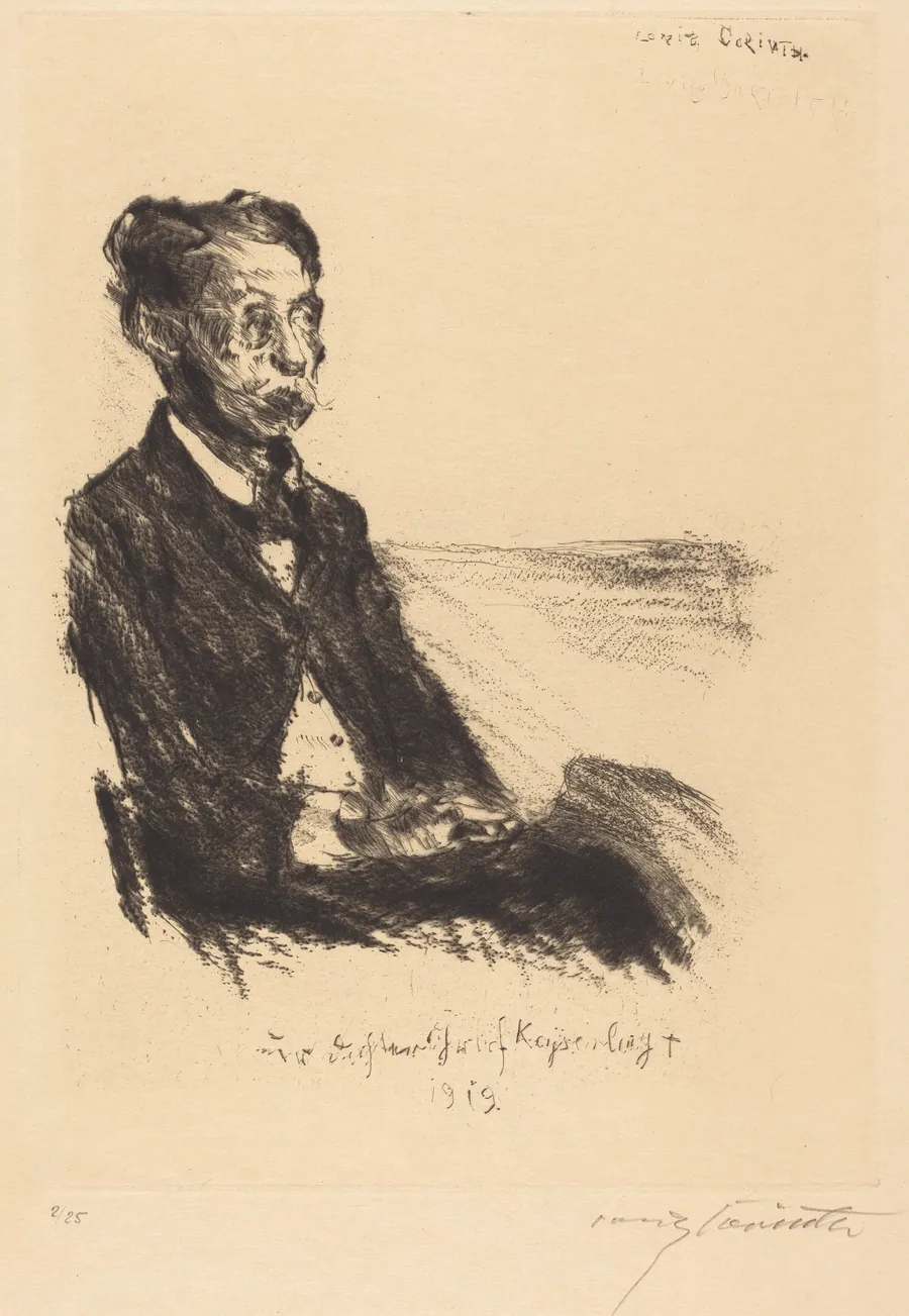 Bildnis des Grafen Keyserling (Portrait of Count Keyserling) by Lovis Corinth