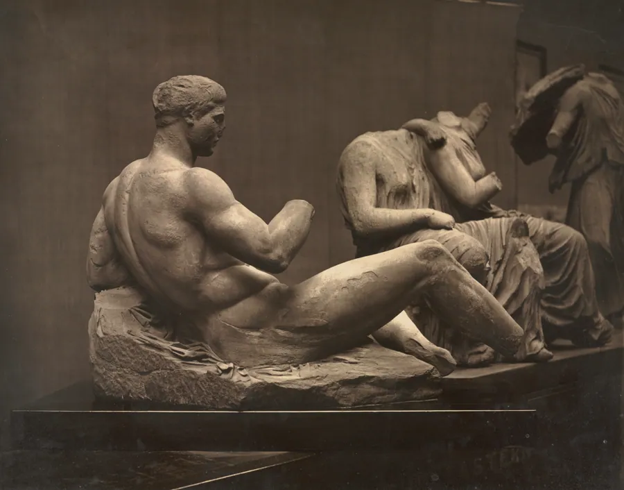 Sculptures from the Parthenon, British Museum by Adolphe Braun