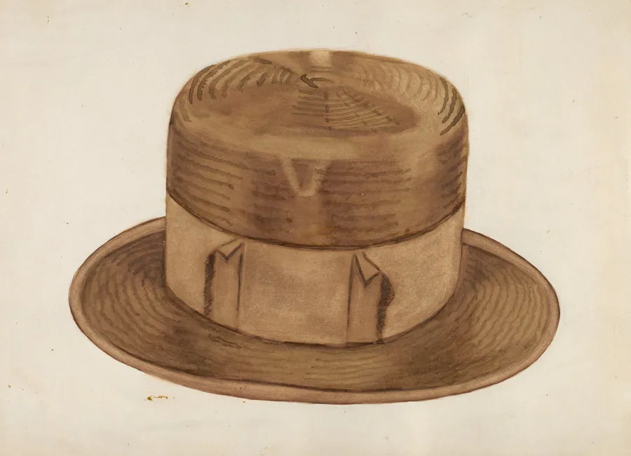 High Straw Hat by Ernest A. Towers, Jr.