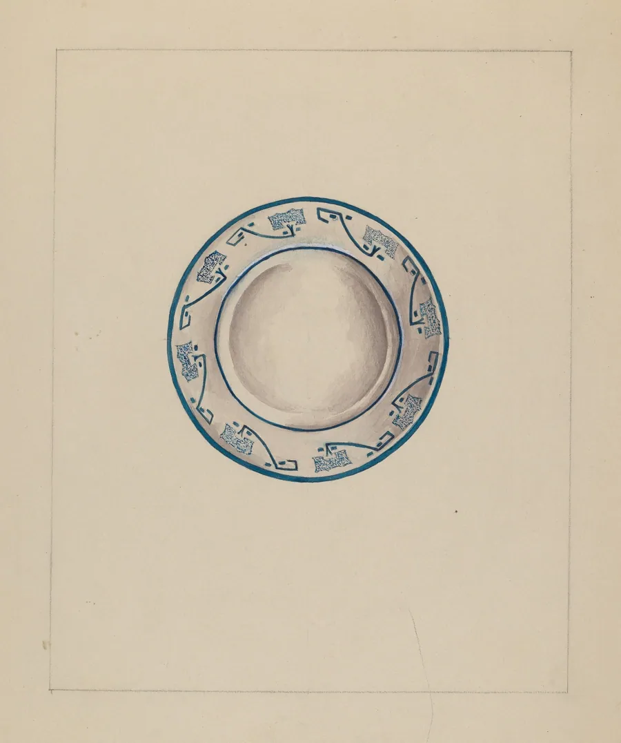 Cup Plate by Florence Stevenson