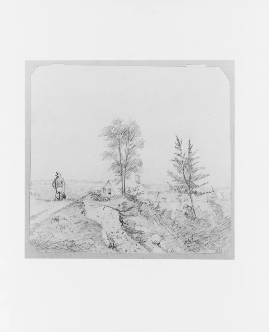 Landscape with Figure (from McGuire Scrapbook) by William Sidney Mount