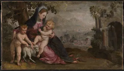 Maria med Jesus og Johannes
