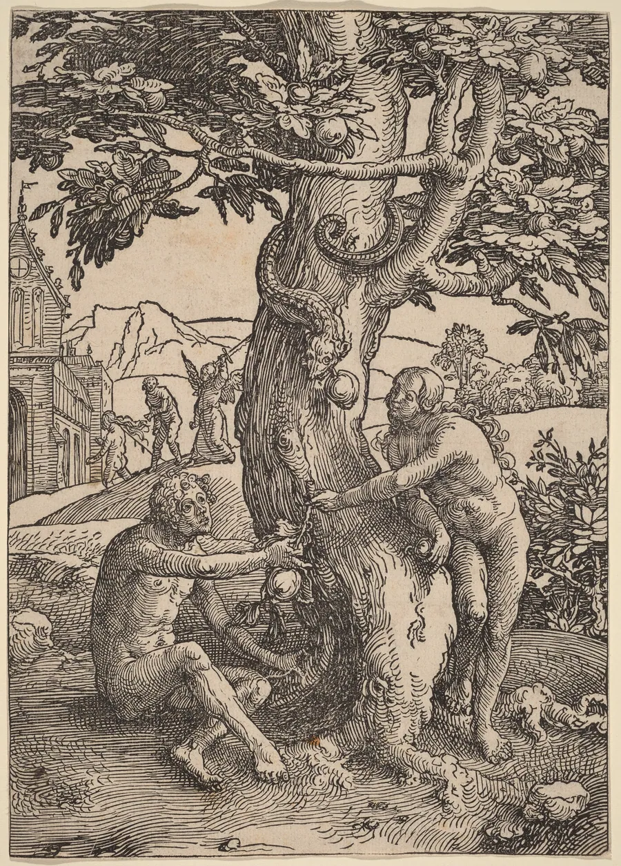 Adam and Eve by Lucas van Leyden