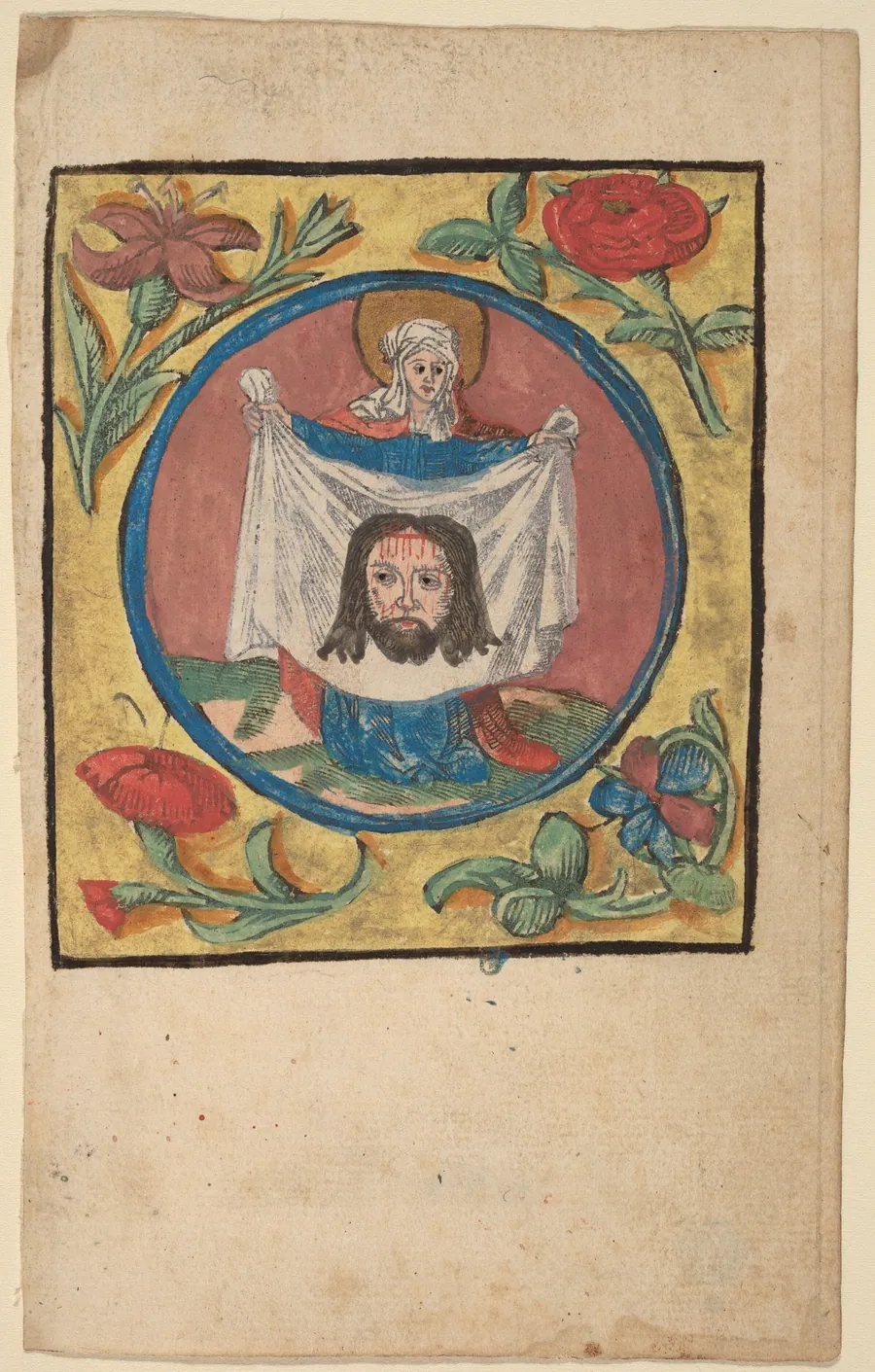 Saint Veronica with the Sudarium by Netherlandish 15th Century