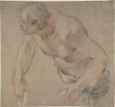Half Figure of a Man, Nude to the Waist