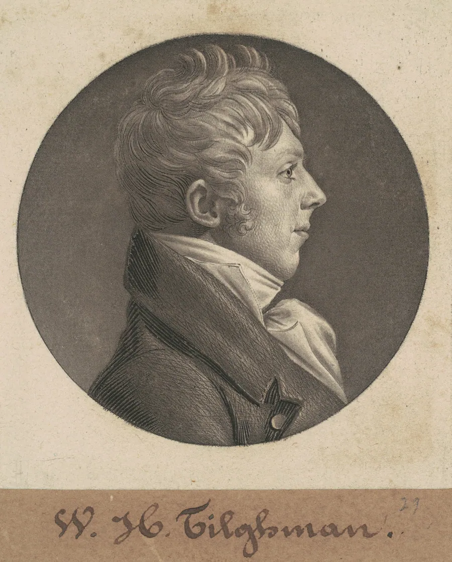 William Helmsley Tilghman by Charles B. J. Févret de Saint-Mémin