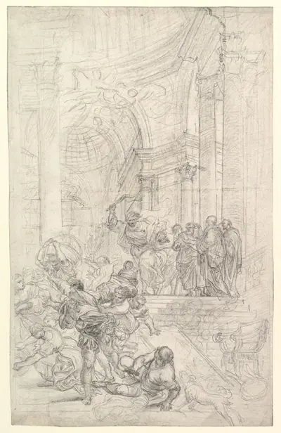 Christ Driving the Money Changers from the Temple