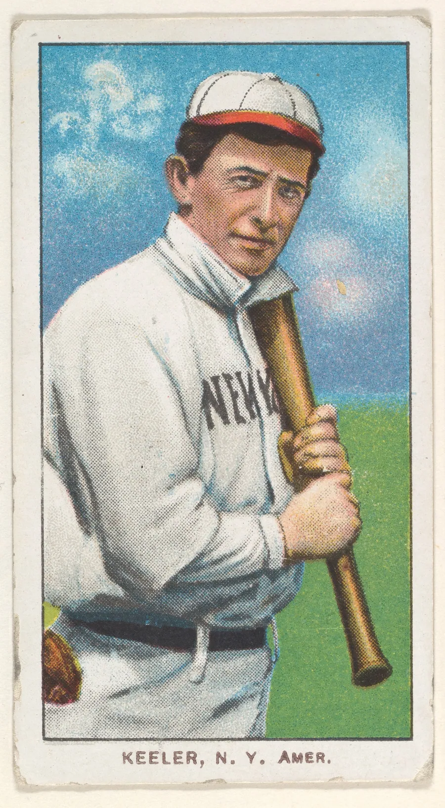 Keeler, New York, American League, from the White Border series (T206) for the American Tobacco Company by American Tobacco Company