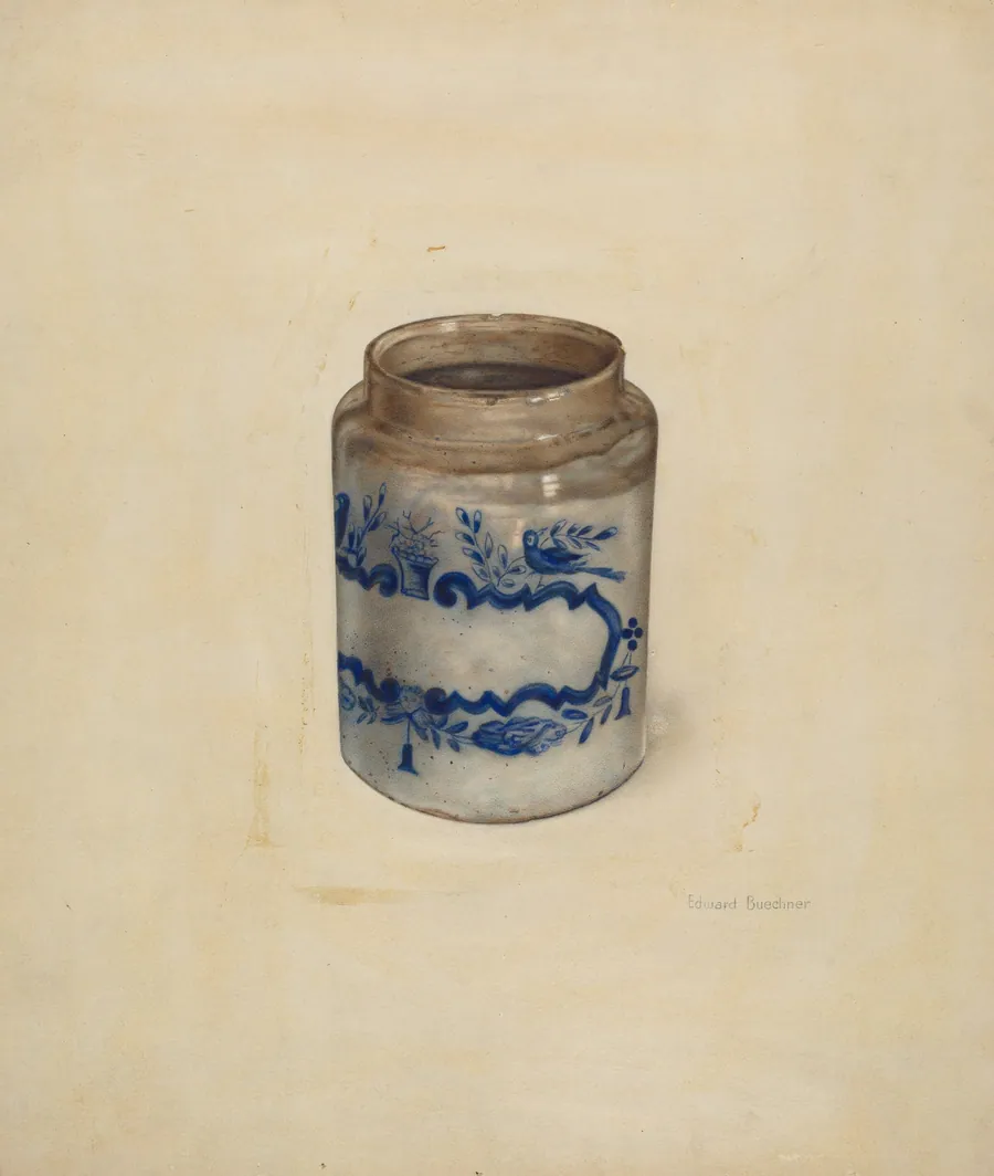 Stoneware Crock by Edward W. Buechner