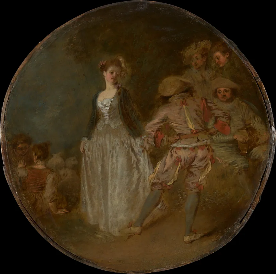 The Country Dance by Antoine Watteau