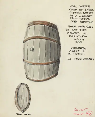 Oval Water Cask
