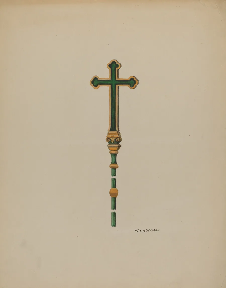 Processional Cross by William Hoffman