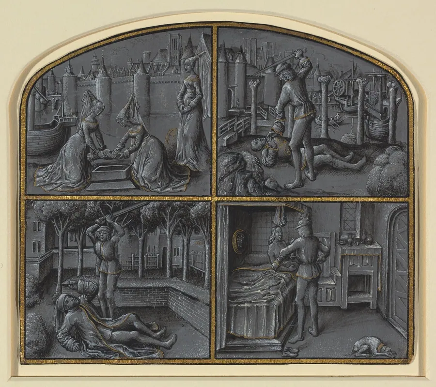 Four Scenes from the Legends of Judas and Pilate by Georges Hurtrel