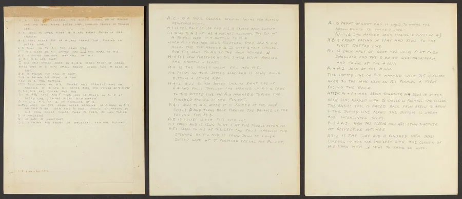 Sugar Merchant's Suit (Written Description) by Henry De Wolfe