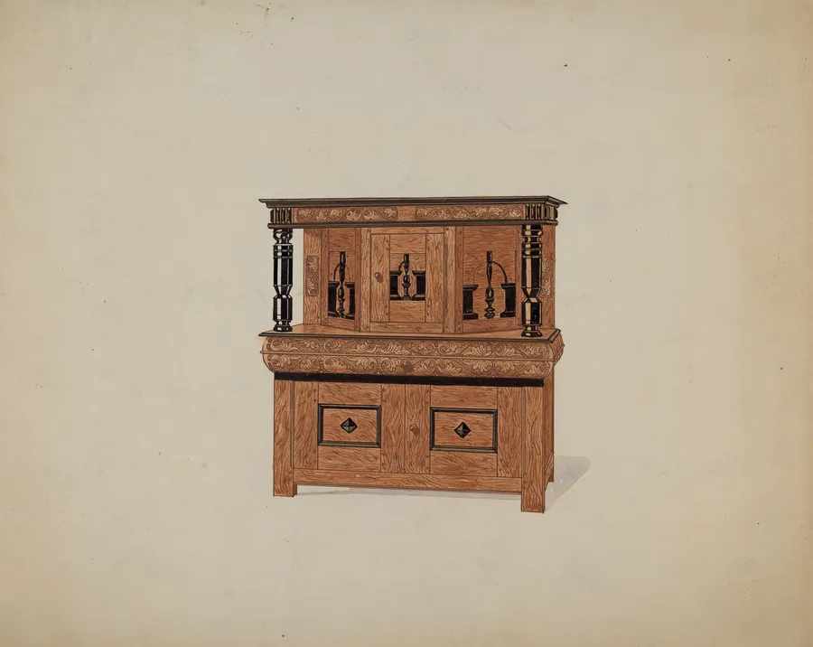 Guilford Press Cupboard by Martin Partyka
