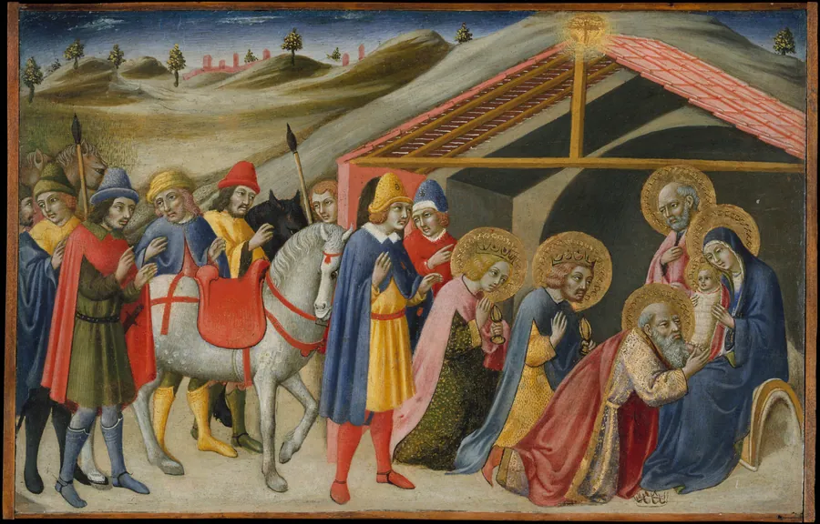 The Adoration of the Magi by Sano di Pietro (Ansano di Pietro di Mencio)