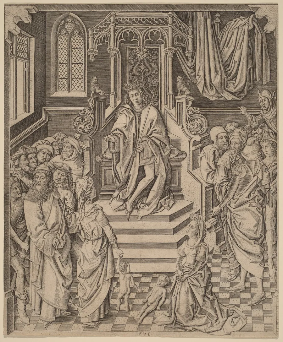 The Judgment of Solomon by Master FVB