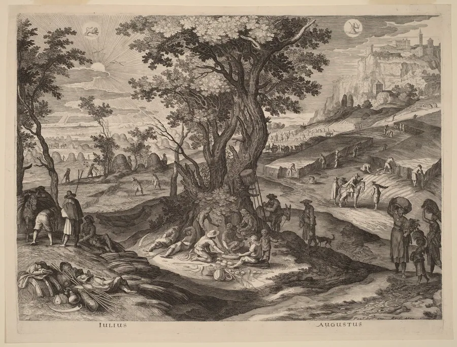July and August by Aegidius Sadeler II