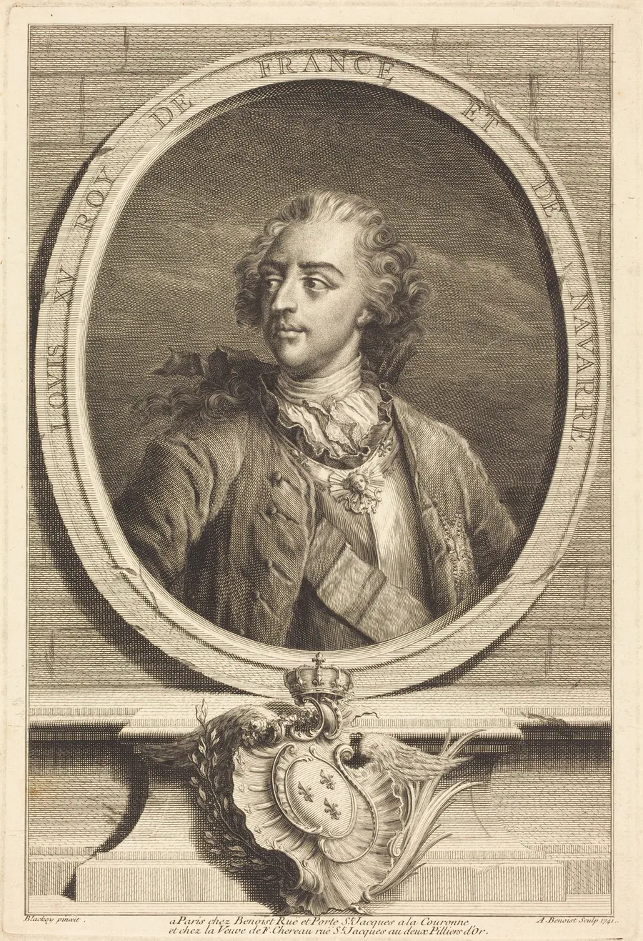 Louis XV, King of France by Antoine Benoist