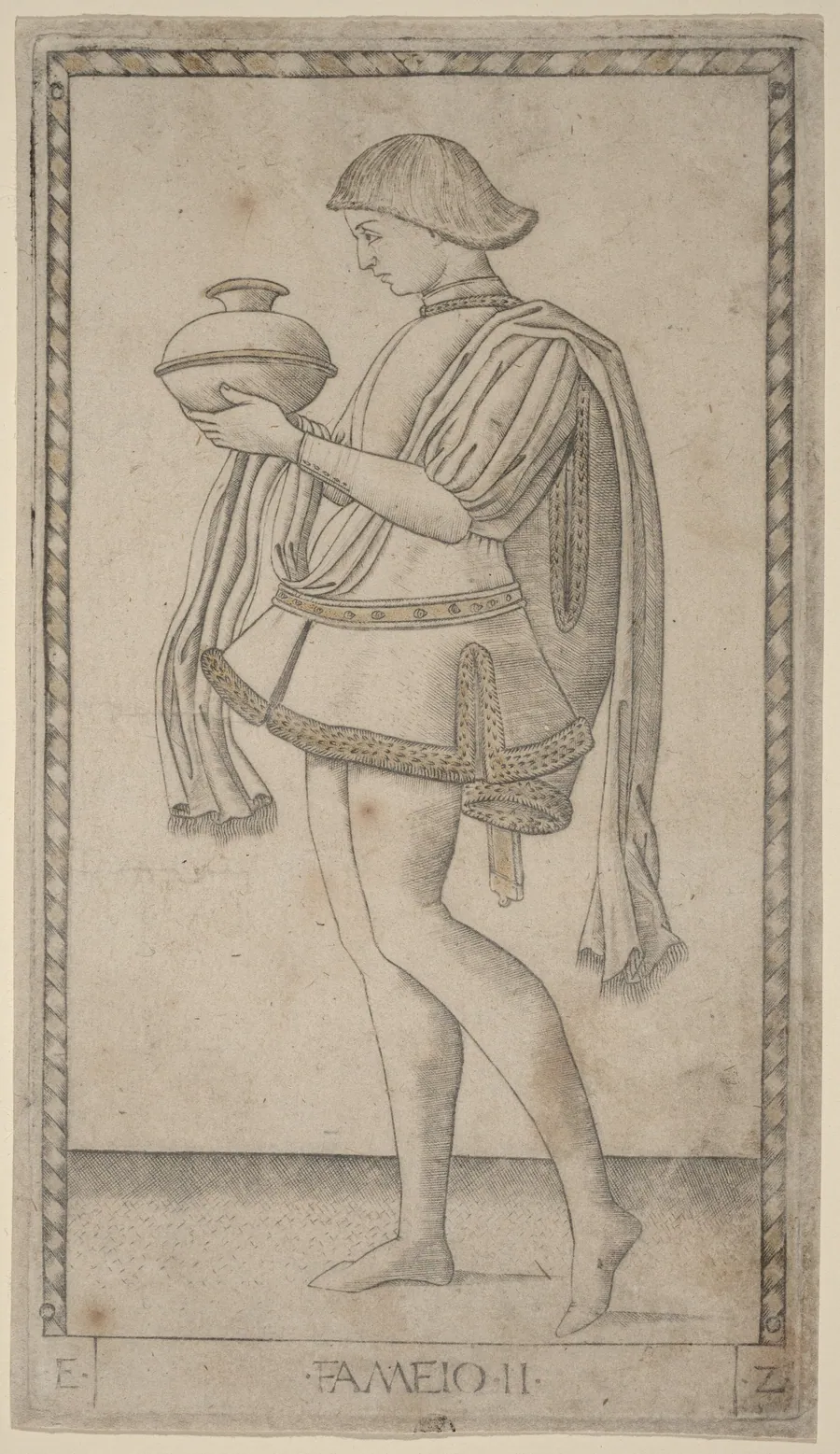Fameio (Servant) by Master of the E-Series Tarocchi