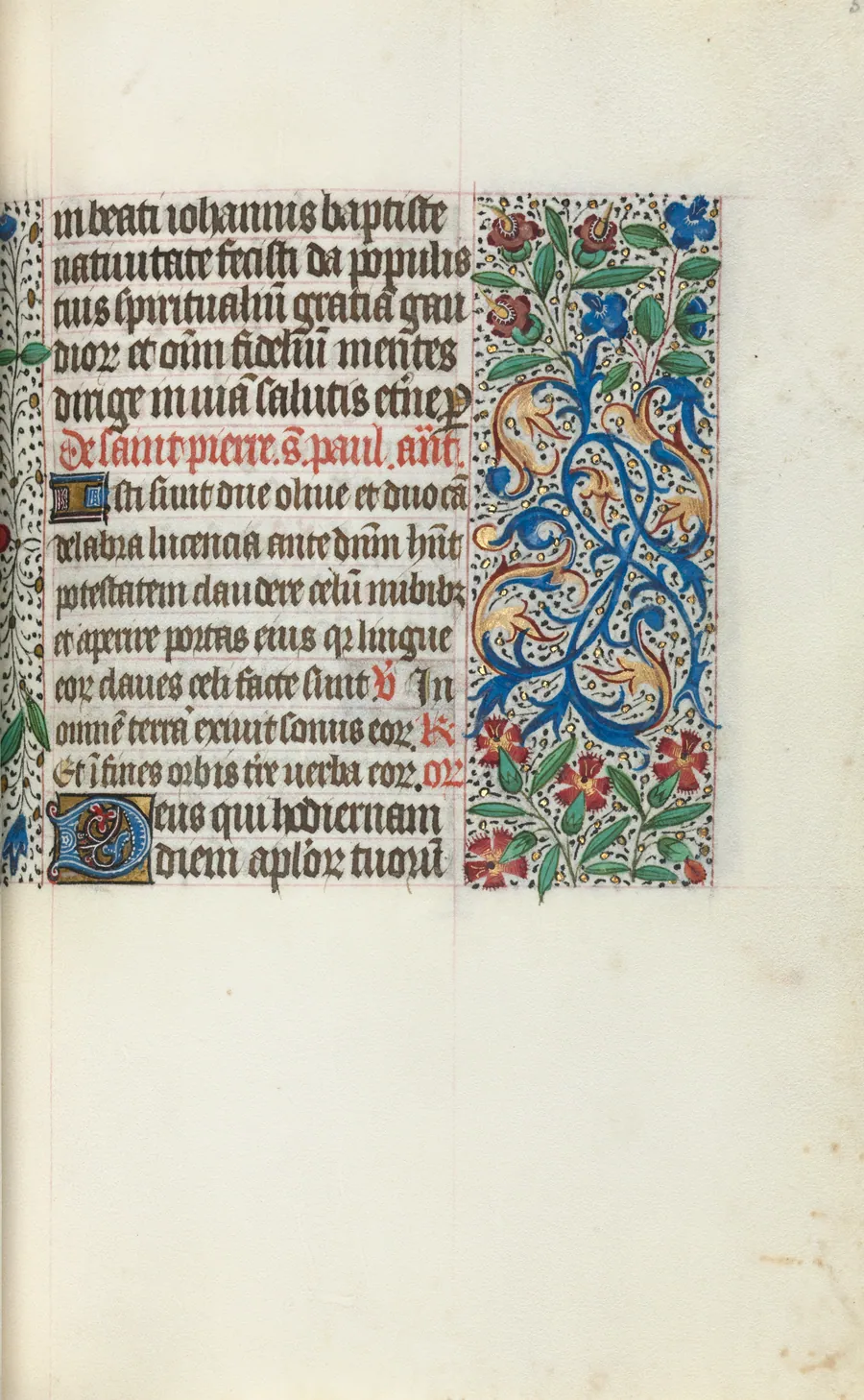 Book of Hours (Use of Rouen): fol. 51r by Master of the Geneva Latini