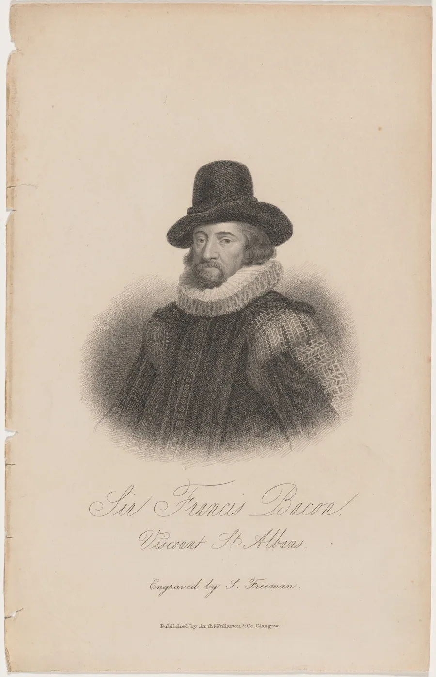 Sir Francis Bacon by Samuel Freeman