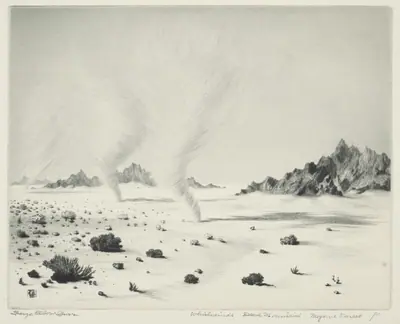 Whirlwinds, Dead Mountains, Mojave Desert, California