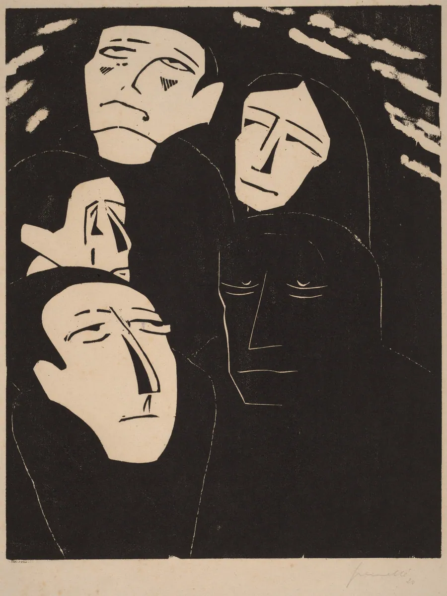 Eavesdropping by Walter Gramatté