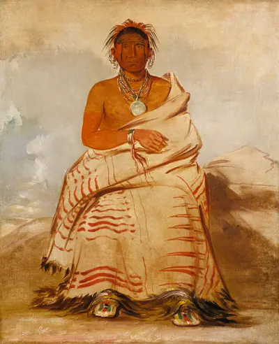 L'har-e-tar-rúshe, Ill-natured Man, a Skidi (Wolf) Pawnee