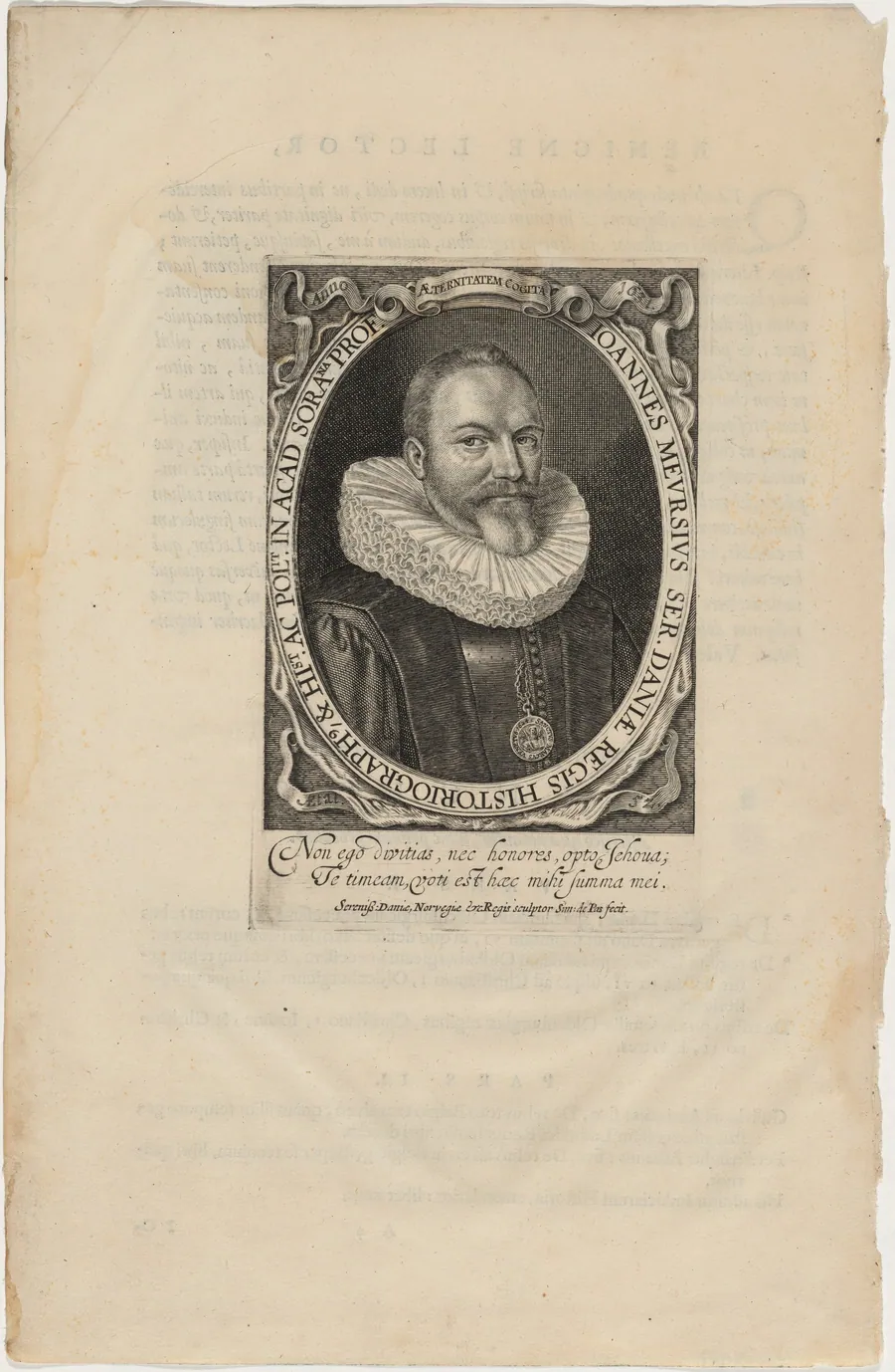 Johannes Meursius, Historian by Simon van de Passe