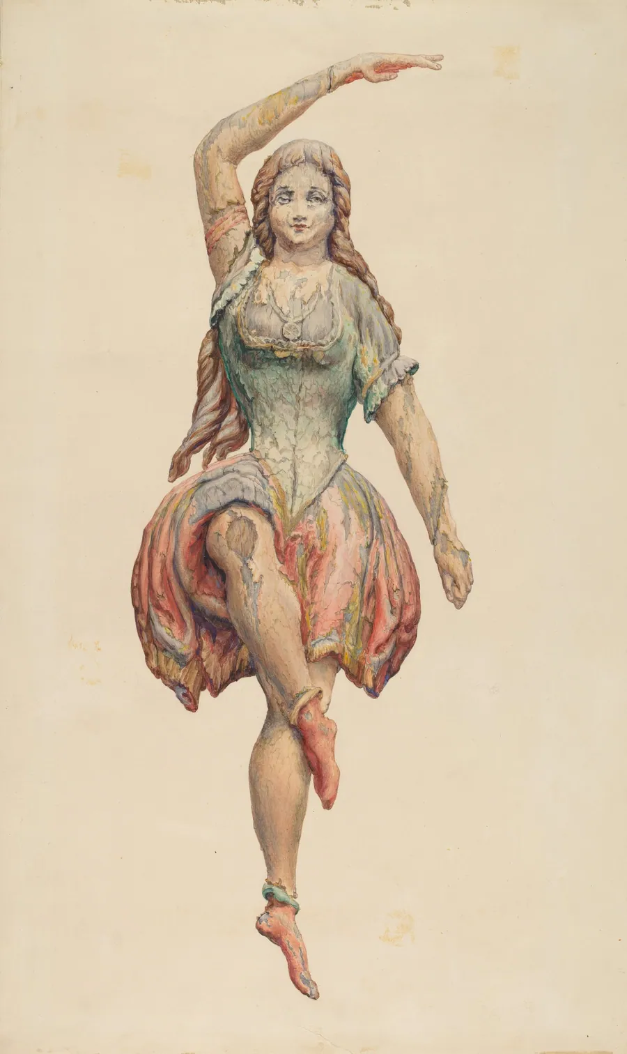 Dancing Girl from Spark's Carousel Wagon by Katharine Merrill