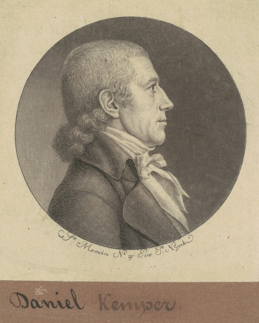 Daniel Kemper by Charles B. J. Févret de Saint-Mémin