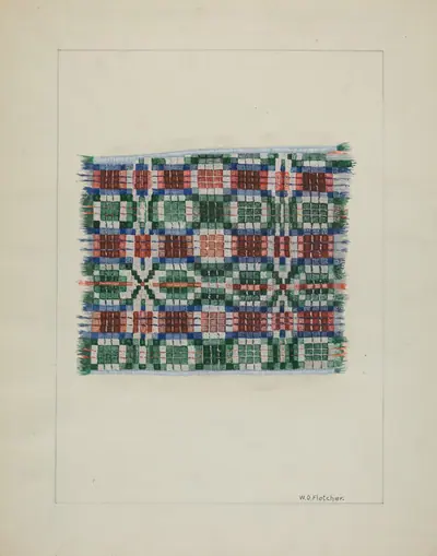 Handwoven Coverlet