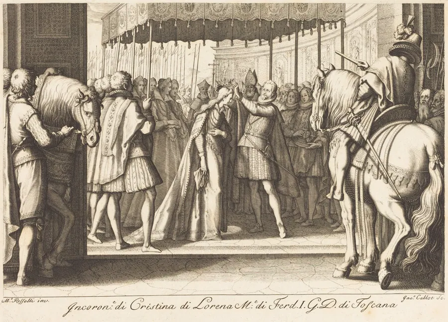 Crowning of the Grand Duchess by Jacques Callot