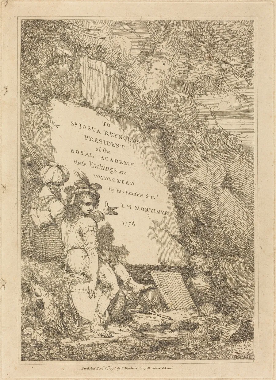 Title Page by John Hamilton Mortimer