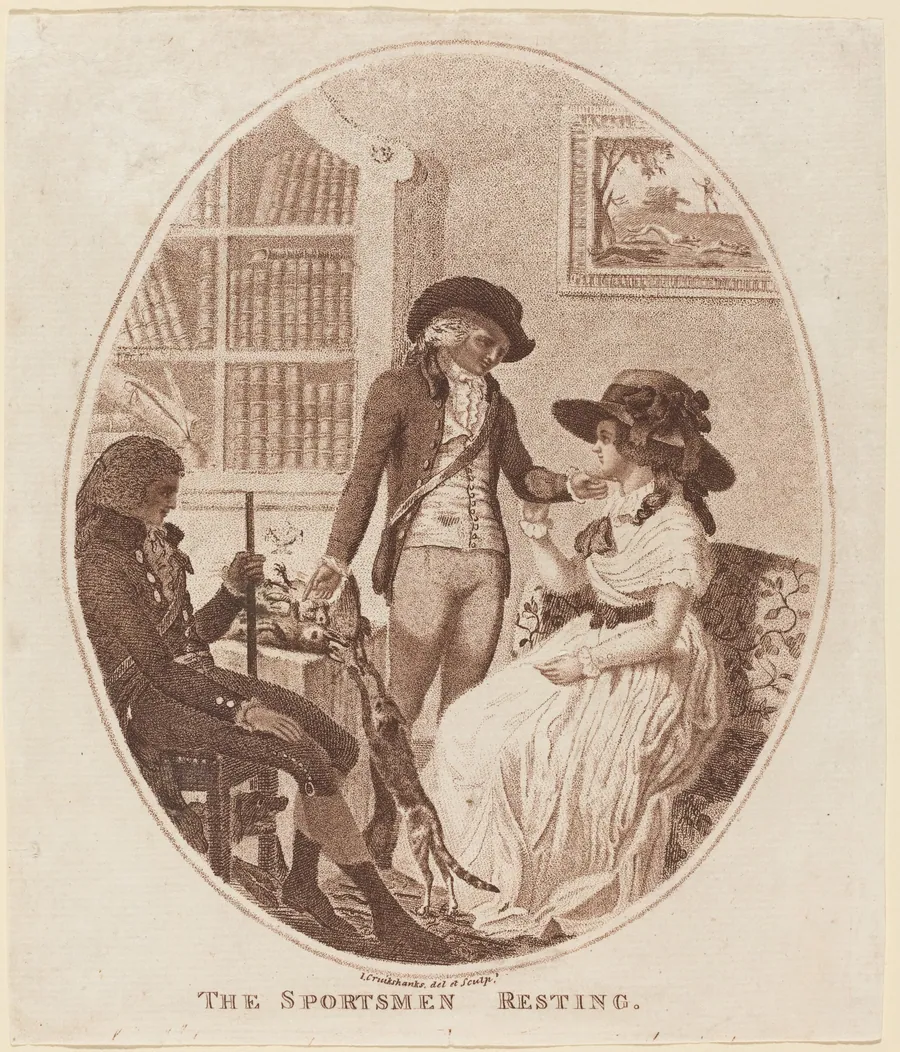 The Sportsmen Resting by Isaac Cruikshank