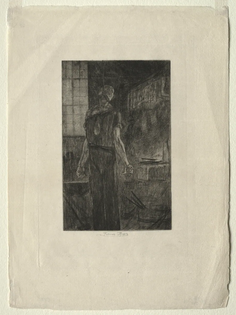 The Hanging of Levallois-Perret by Félicien Rops