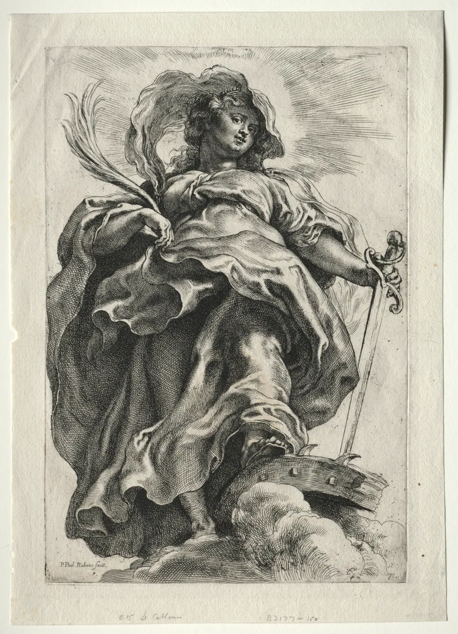 Saint Catherine in the Clouds by Peter Paul Rubens