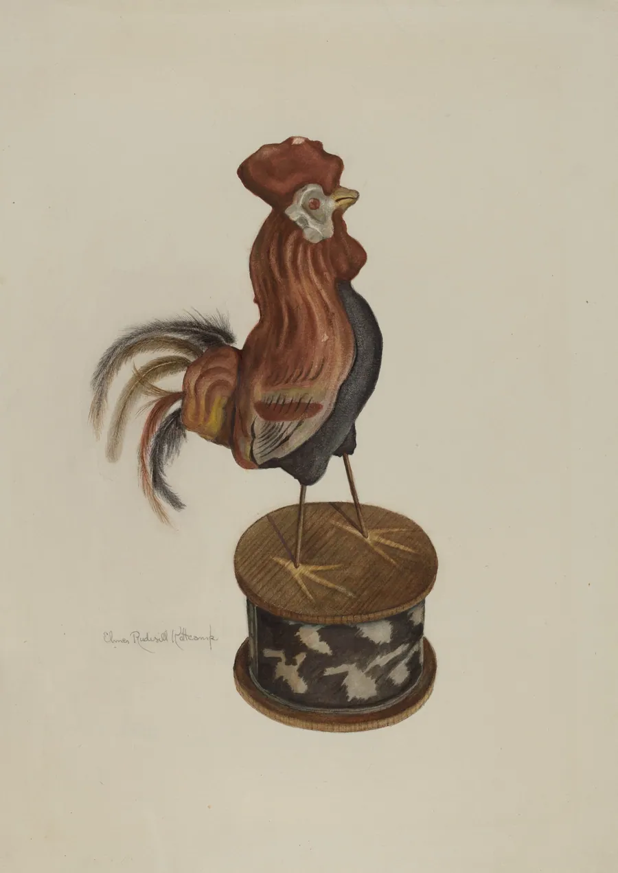 Toy Rooster by Elmer R. Kottcamp